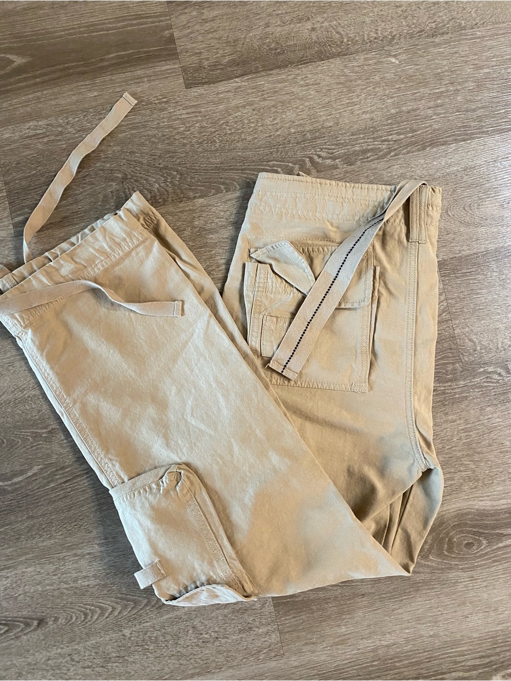 Babyboo Beige Cargo Pants